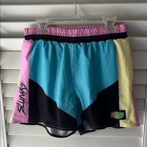 Funky Women's Colorblock Athletic Shorts